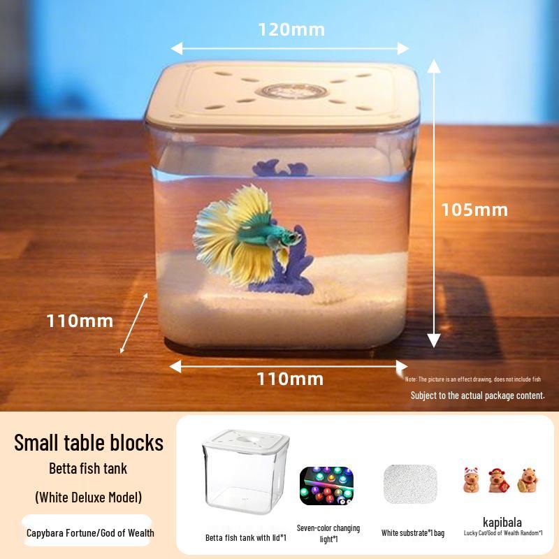 Мини-аквариум для петушков - Декор для аквариума с микроландшафтом.