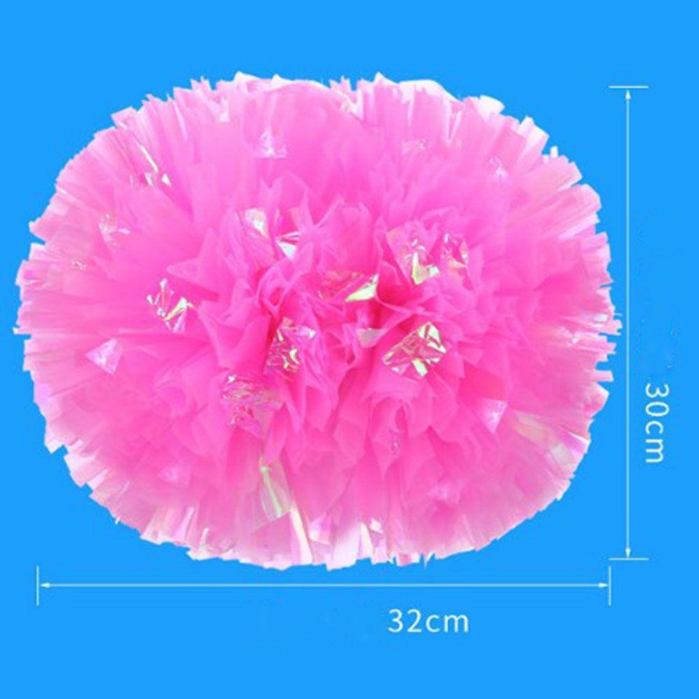 32*30cm Cheap Practical Pompoms 9 Colors Cheerleading Cheering Apply to Dance Sports Cheerleading