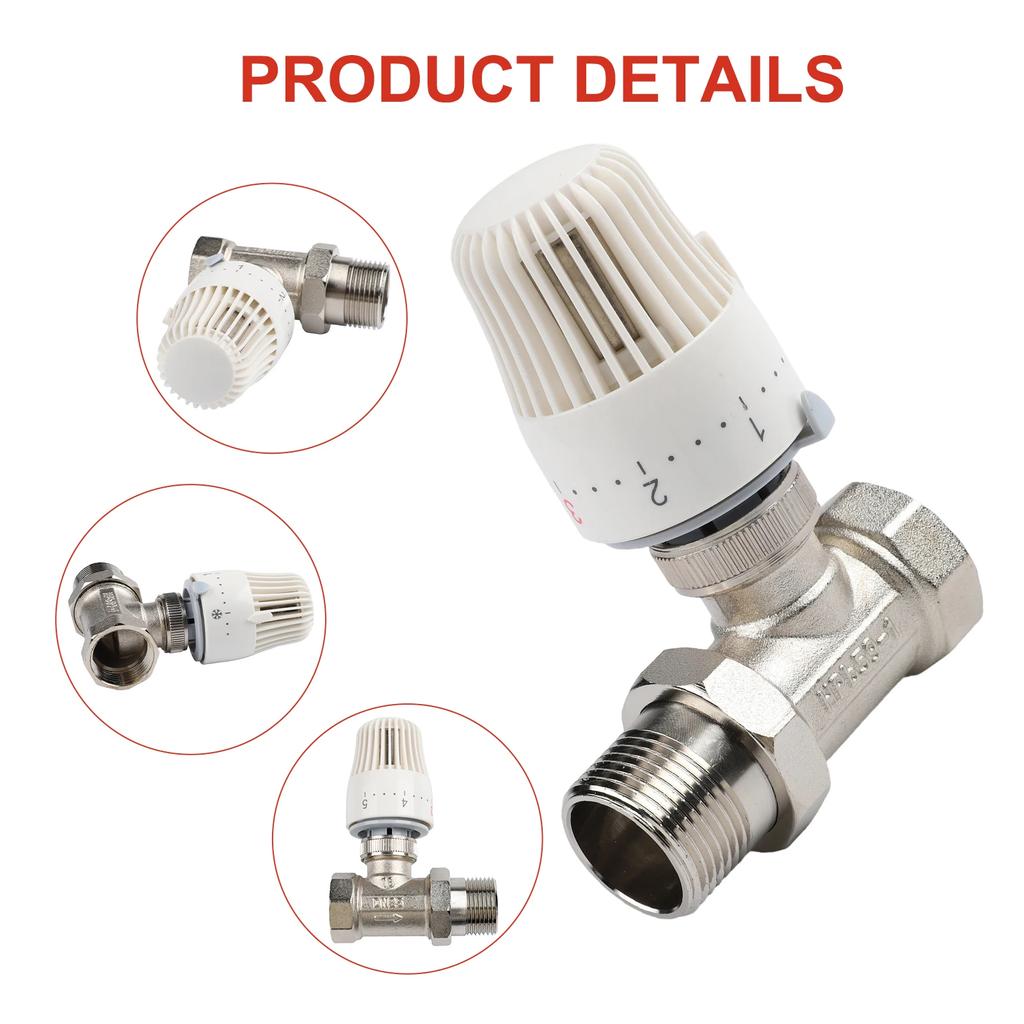 Adjustable Thermostatic Valve Temperature Limiter Valve Adjustable Sleeve Automatic Temperature Control For Mixed Heaters