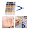 Beads for Jewelry Making Bead Ing Pliers Wire Guardians with Storage Box Tube Assorted Color