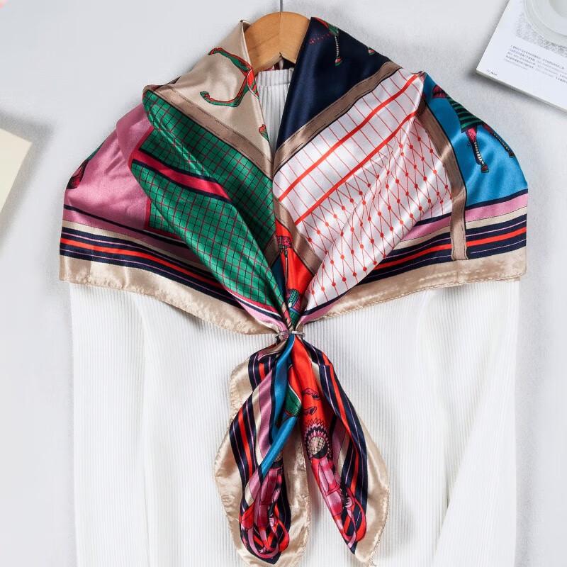 Подарочный набор маски для глаз с цветочным узором Си Ю Тан и атласного шарфа