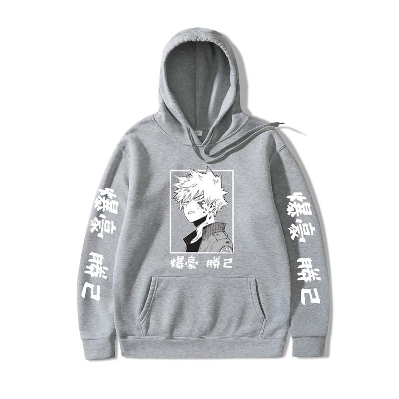 No Hero Academia Kaminari Denki Hoodies Autumn Winter Fleece Streetwear