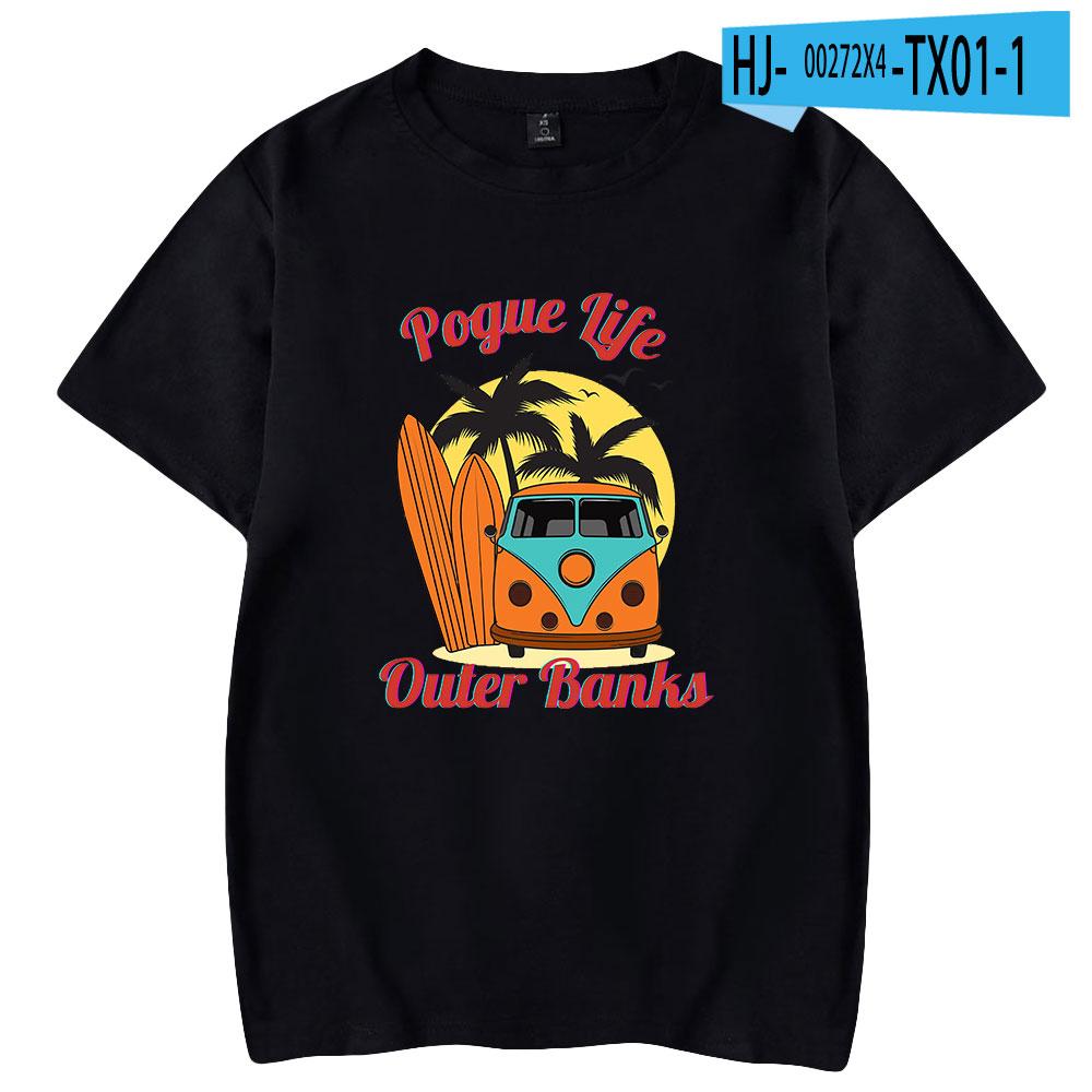 Outer Banks Season 2 Merch T Shirt Men Short Sleeve Women T Shirt Unisex Harajuku Tops Outer Banks Season 2 Clothes Kids Tops
