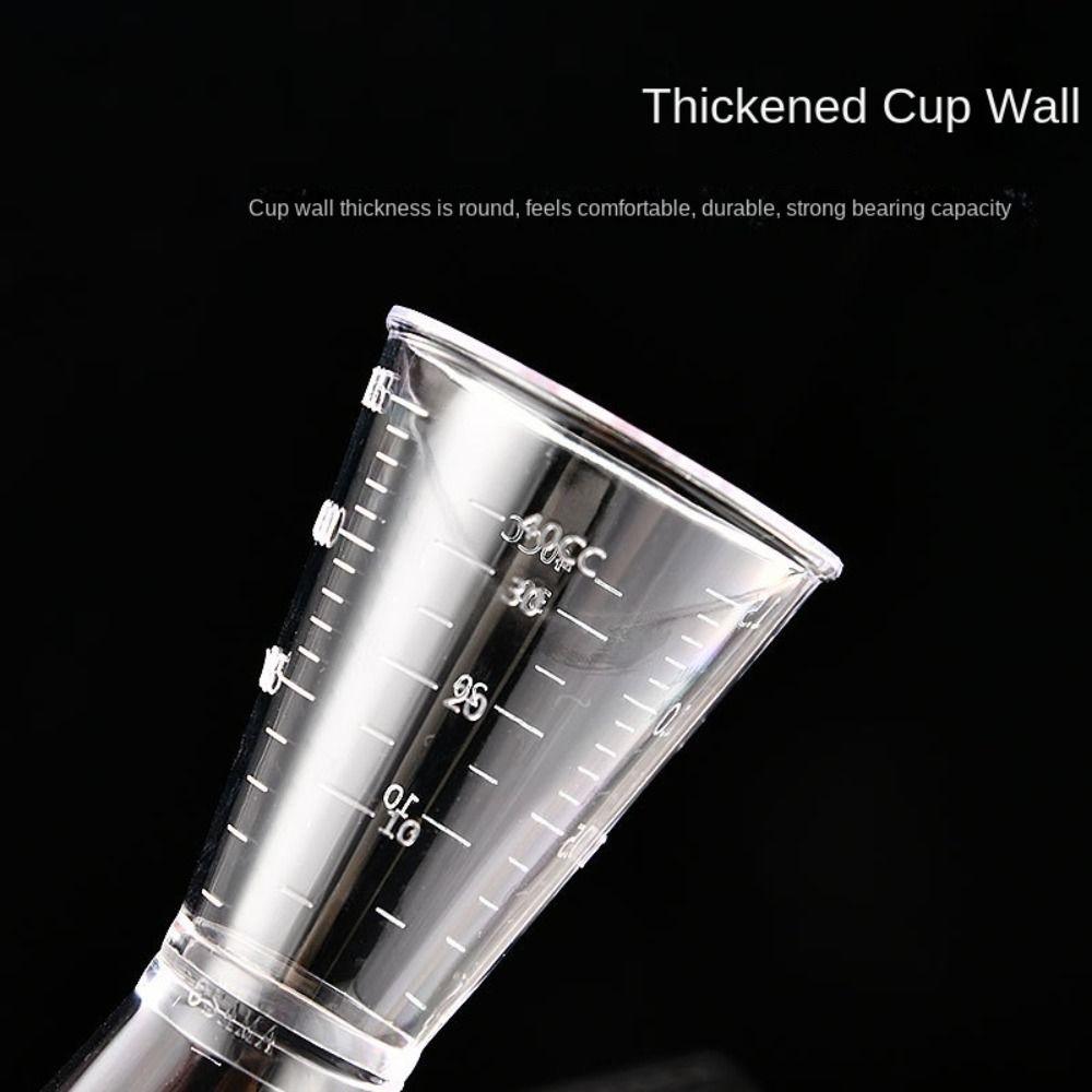 10/20cc Cocktail Shaker PP Jigger Short New Seasoning Measuring Cup