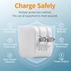 20W GaN PD Charger Support Type C 20w Charger Dual USB Port Chargers Adapters for iPhone 13 12 Pro Max 11 Mini 8 Plus