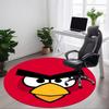 1 шт. Круглый ковер Angry Birds для офиса, спальни, гостиной, домашний декор, декор комнаты, Offic a1016126