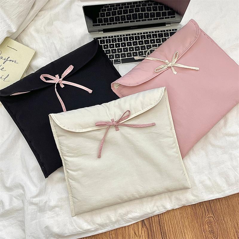 11/13Inch Laptop Storage Bag Ballet Style Bowknot Soft Case Sleeve Pouch Tablet Bag Protective Laptop Bag