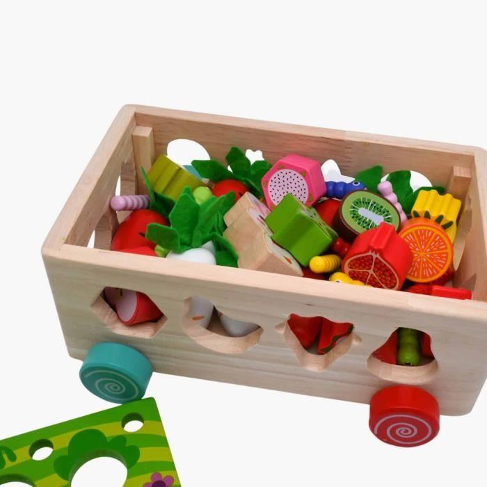 Деревянная игра Монтессори «Ферма»