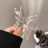 Exquisite Metal Butterfly Hair Claw Fashion Ponytail Clip Hairgrips Hairpin Elegant Ribbon Hair Clip Girls Vintage Hair Accessories
