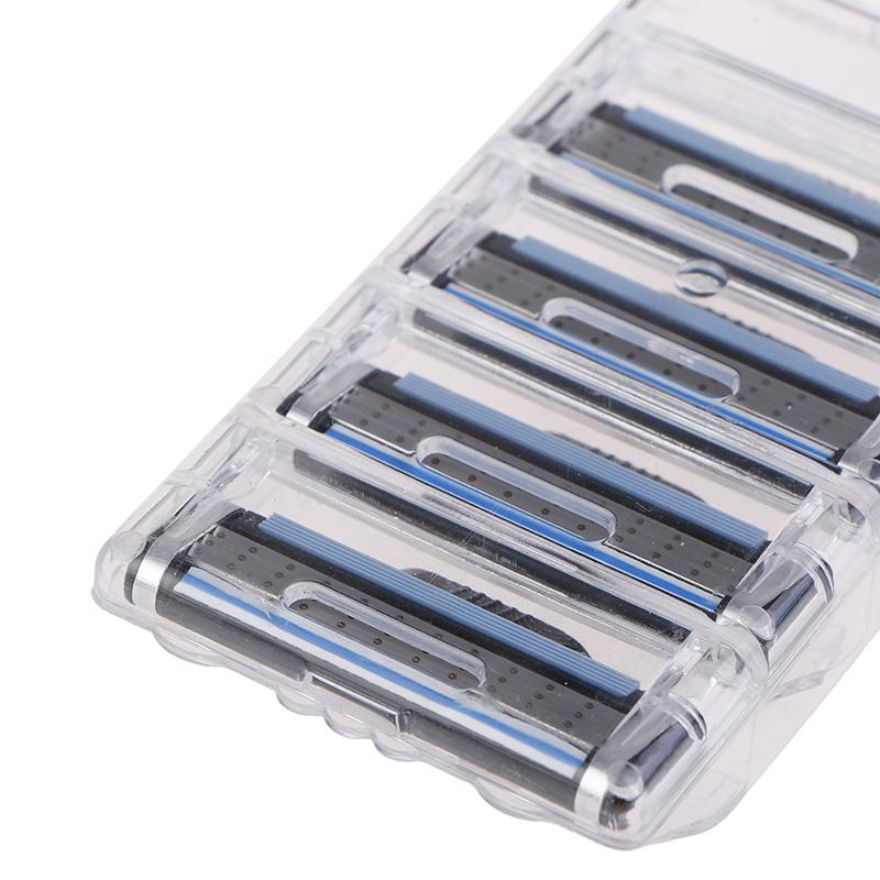 4 шт. Мужские бритвенные лезвия для Gillette Fusion 3-слойные сменные кассеты для бритвы