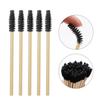 50pcs Bamboo Handle Eyelash Brush Makeup Brush Eyelash Extension Supplies Applicators Eye Lash Curling Comb Makeup Tools