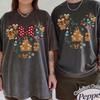 Mickey Minnie Cookies Christmas Shirt, Disney Christmas Couple Shirt, Christmas Cookie Tee, Mickey and Minnie Gingerbread Shirts, Xmas Party