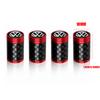 VW 4Pc Metal Car Wheel Tire Carbon Fiber Car Wheel Tires Valve Caps For Volkswagen VW Polo Passat Rline Golf Tiguan Jetta GTI Taigo EP1