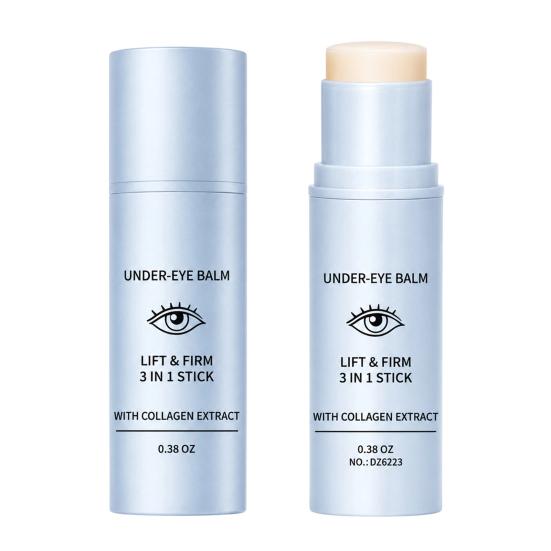 jijijing Eye Balm Stick, Firming Anti Aging Cream for Dark Circles, Puffiness And Fine Lines, Collagen Brightening under Treatment, Lifting Tightening