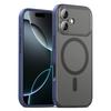 IPAKY For iPhone 17 Magnetic Case Shockproof PC+TPU Matte Phone Cover
