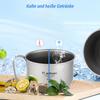 500ml Titanium Water Cup Coffee Mug Outdoor Camping Hiking Backpacking