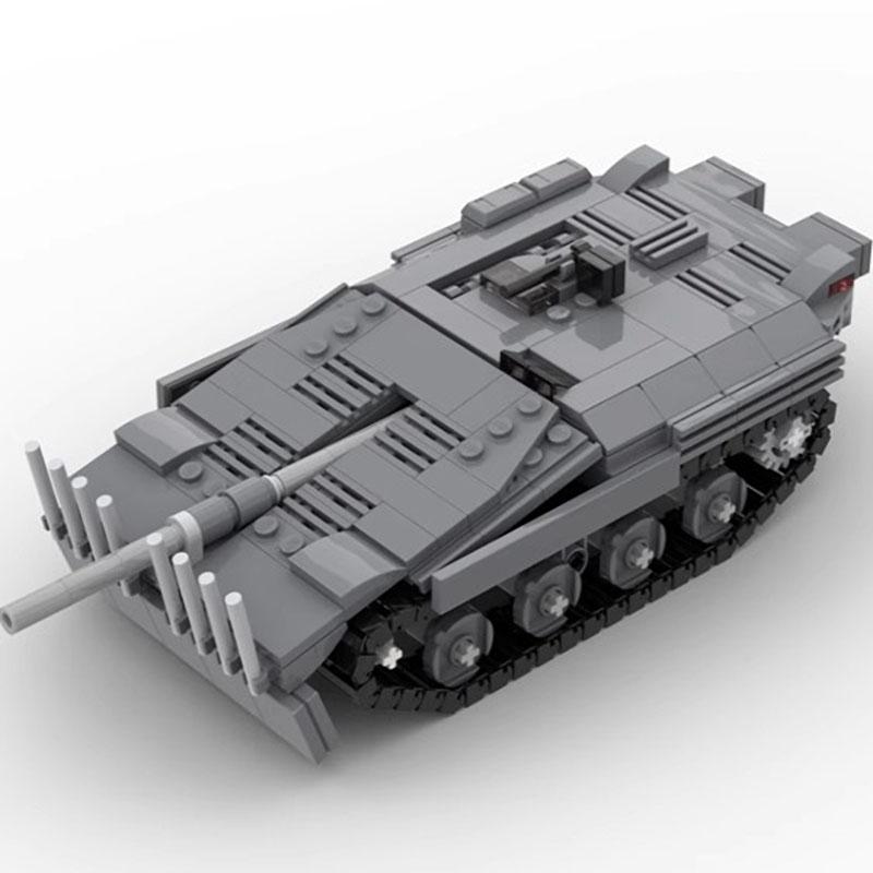 MOC103 tank 336 pieces electronic drawing puzzle building block model toy