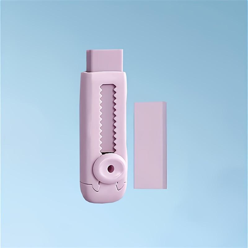 1pc Retractable Drawing Art Eraser With Push-pull Design For Easy Storage, Learning Supplies - Easy To Wipe, Not Easy To Leave Marks