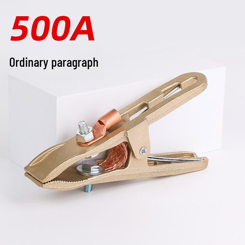 Заземляющий зажим А-образной формы из цельной меди для электросварочных аппаратов и аппаратов аргонодуговой сварки