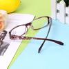Ladies Spring Hinged Flower Printing Resin Reading Glasses
