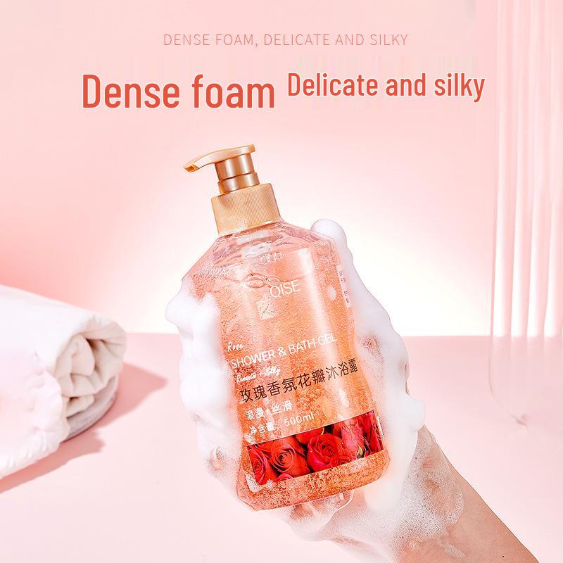 Гель для душа Petal Fragrance: Стойкий аромат, Освежающий контроль жирности, Увлажняющее, Большой объем молочка для душа для всей семьи