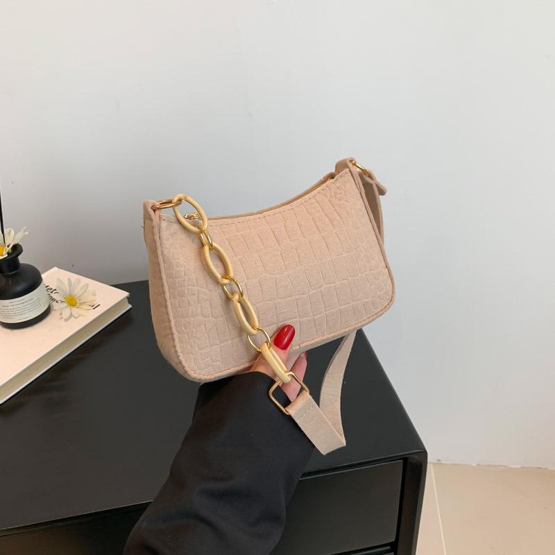 Войлочная женская сумка, маленькая квадратная сумка, модная сумка через плечо с каменным узором, сумка через подмышку, креативная универсальная сумка