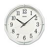 Настенные часы Seiko Радио Аналоговые Белый жемчуг 305 x 305 x 47 мм KX274W