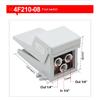 Pneumatic Foot Pedal Control Switch with 4F210-08 08L Air Control Valve FV420 Foot Switch and FV320 Air Cylinder Valve 4F210-08G Ventilation Valves 4