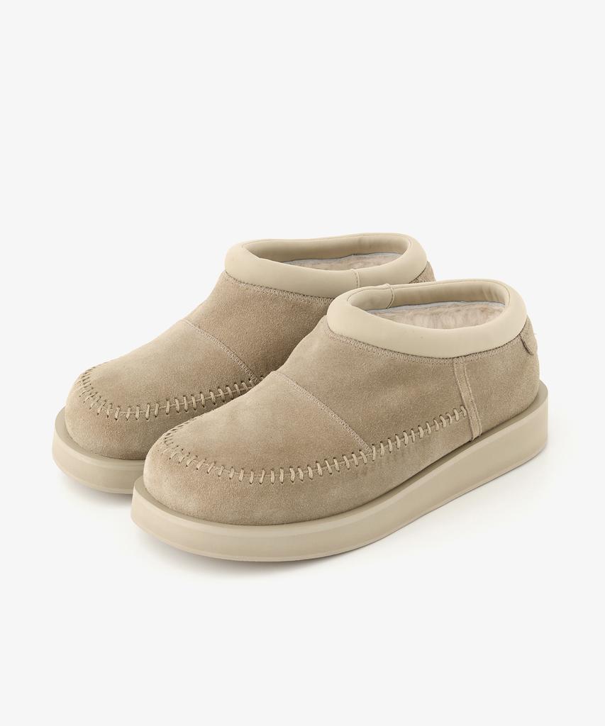 Романтичные Ботинки Croco Зимние R24U003 (Бежевая замша)