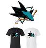 Футболка с логотипом команды San Jose Sharks S-6XL Отслеживание!! Футболка Unisex