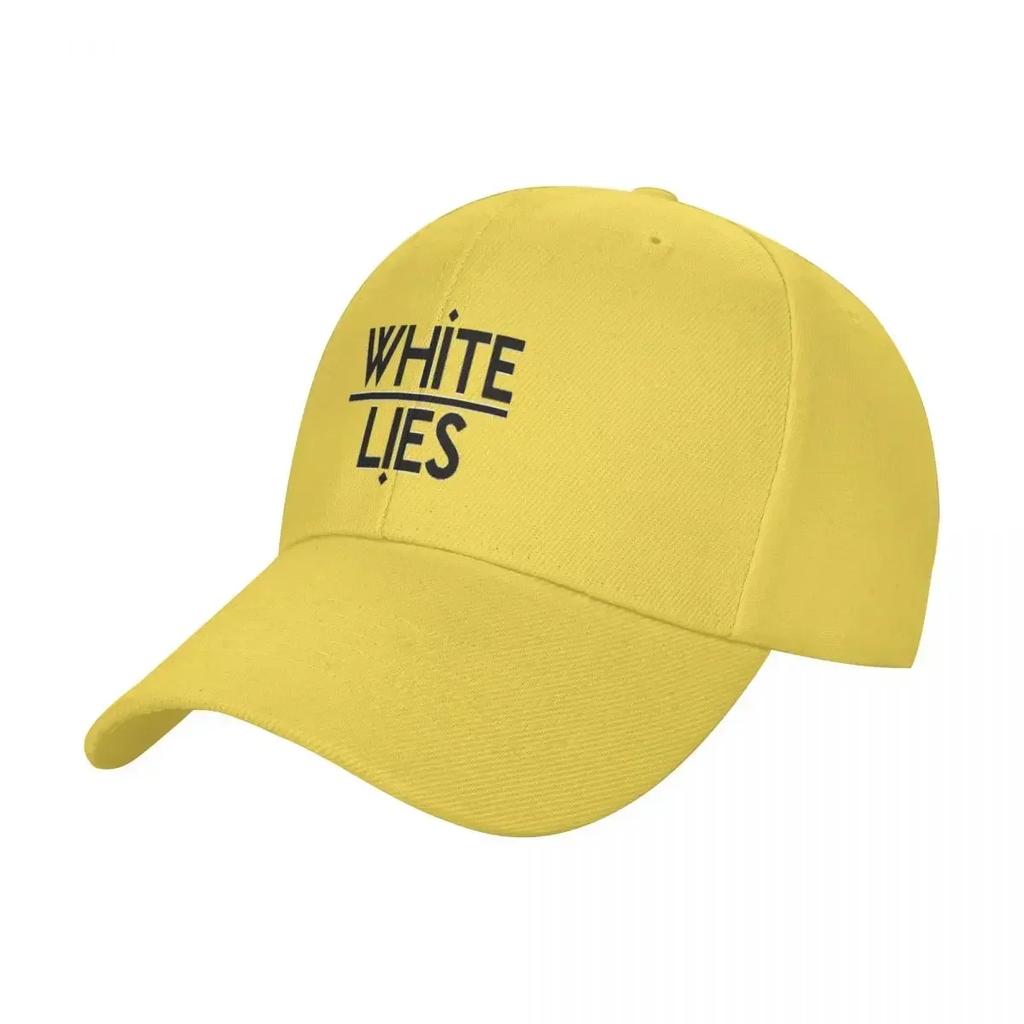 White Lies Quotes Baseball Cap Thermal Visor Sun Hat For Children Sunhat hard hat Women's Golf Wear Men's