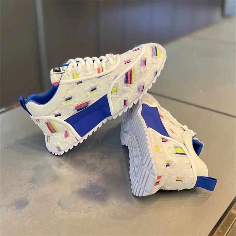 Оригинальные мужские кроссовки, дизайнерские кроссовки на платформе, дышащая повседневная обувь для мужчин, теннисные туфли, большой размер 46, Zapatillas Hombre