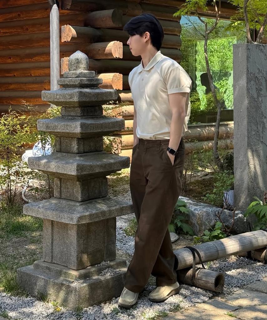 MINDBRIDGE [Cool] Pique Daily Collared T-Shirt - 5 Colors