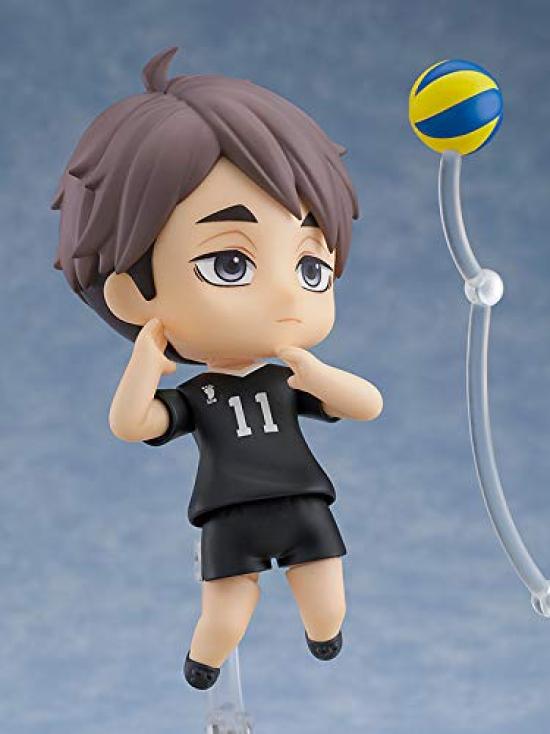 Нендороид Haikyu TO THE TOP Мия Осаму Без масштаба ABS и ПВХ Раскрашенная подвижная фигурка Перепродажа