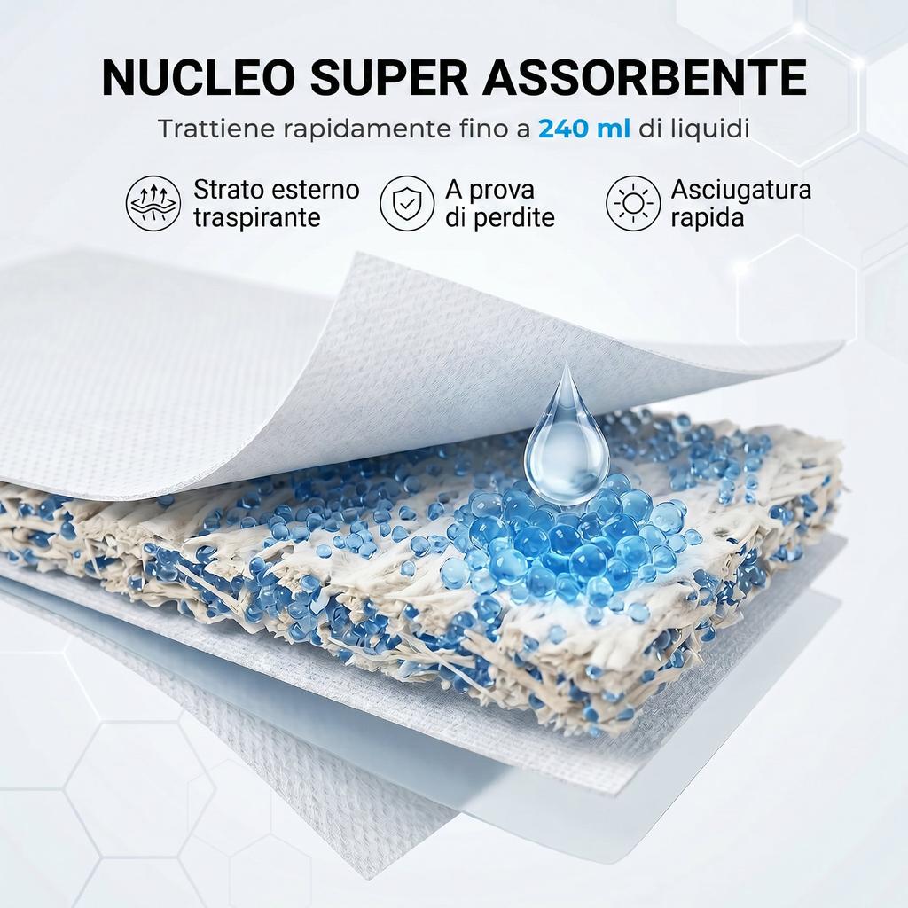 Absorbent Dog Diapers for Male Dogs 48 Pieces 62x20cm White