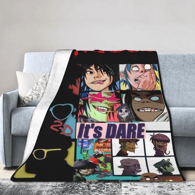Музыкальная группа G-Gorillaz Плюшевое одеяло Детское Фланелевое Постельное белье Пледы для гостиной Теплое На заказ DIY Качественное покрывало Идея для подарка