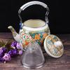 Home Use Thick Enamel Teapot Kettle 3.5L with Filter Screen