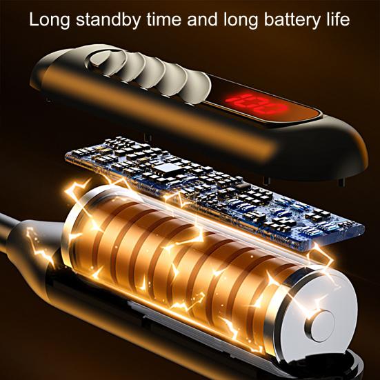 BT-8 Wireless Earbud HiFi Intelligent Noise Reduction LED Digital Display Bluetooth-compatible 5.3 Neckband Stereo