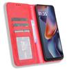 Для Motorola Moto G Play (2025) 4G/G Мощность (2025) Чехол-кошелек-подставка с ретро текстурой из кожи для телефона