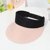 Summer Wide Brim Portable Straw Cap Sun Hat Beach Hat Visors