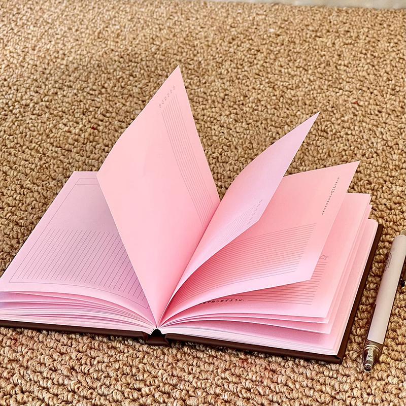 Strawberry Chocolate Pink Notebook Cute A6 Planner Kawaii Journal For Note Travel Diary Gift For Girls