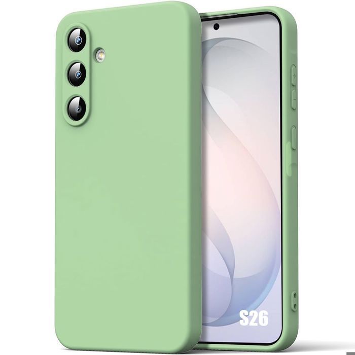 Coque Souple - BOOLING - pour Samsung Galaxy S26 - Silicone Anti-Rayures Antichoc - Vert