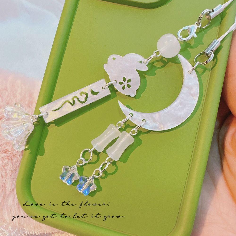 DIY Handmade Moon Star Phone Charms  Mid-Autumn Festival Decoration