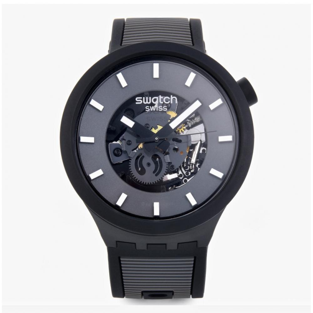 Swatch Sb05b113 Мужские уретановые часы PaSt The Horizon