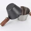With Handle Espresso Pouring Mug Stainless Steel Coffee Pouring Cup New Espresso Mug