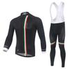 XINTOWN Long Bib Cycling Jersey Set Sleeve Moisture Wicking Quick Dry Bike Wear
