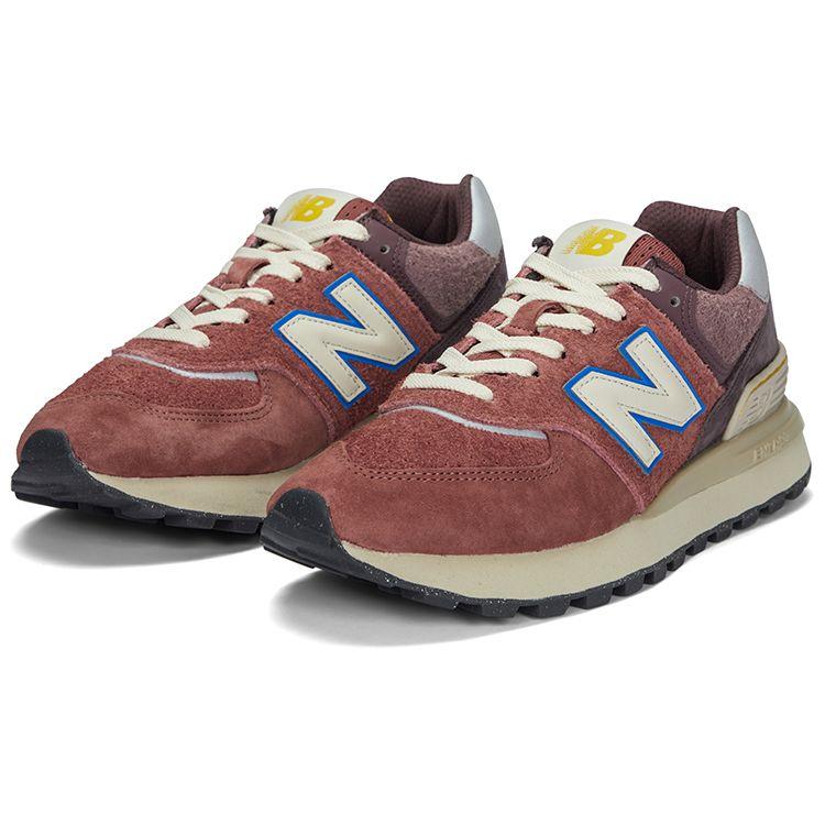 New Balance Nb 574 Ретро Удобные Низкие Повседневные Кроссовки для Бега Мужские кроссовки Кирпично-Красные U574LGBR