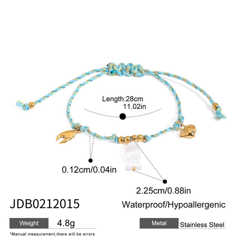 Adjustable Pendant Bracelet Seashell Charm Hand Chain New Bangle  Gifts