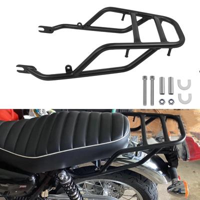 Для KAWASAKI W800 W650 W400 мотоциклетный багажник Sissy Bar Shelf и спинка Touring Tail Rail Cargo Carrier Hold черный
