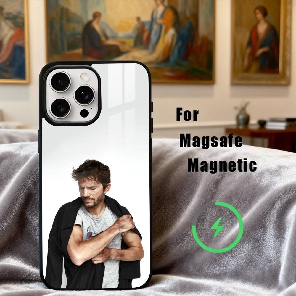 A-Ashton-N Attractive K-Kutcher-R Phone Case For iPhone17,16,15,14,13,12,11 Plus,Pro Max Magnetic For Magsafe Wireless Charging
